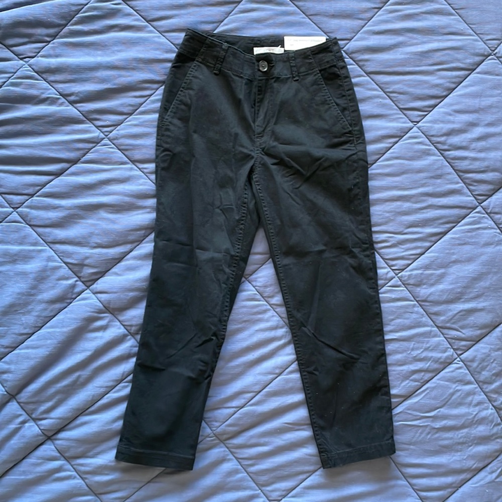 Loft - Perfect Straight Trousers - Black - Size 00P